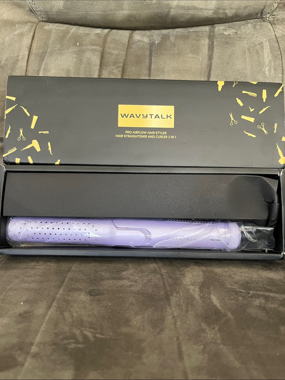 Wavyt Lavender Curling Wand for Effortless Waves